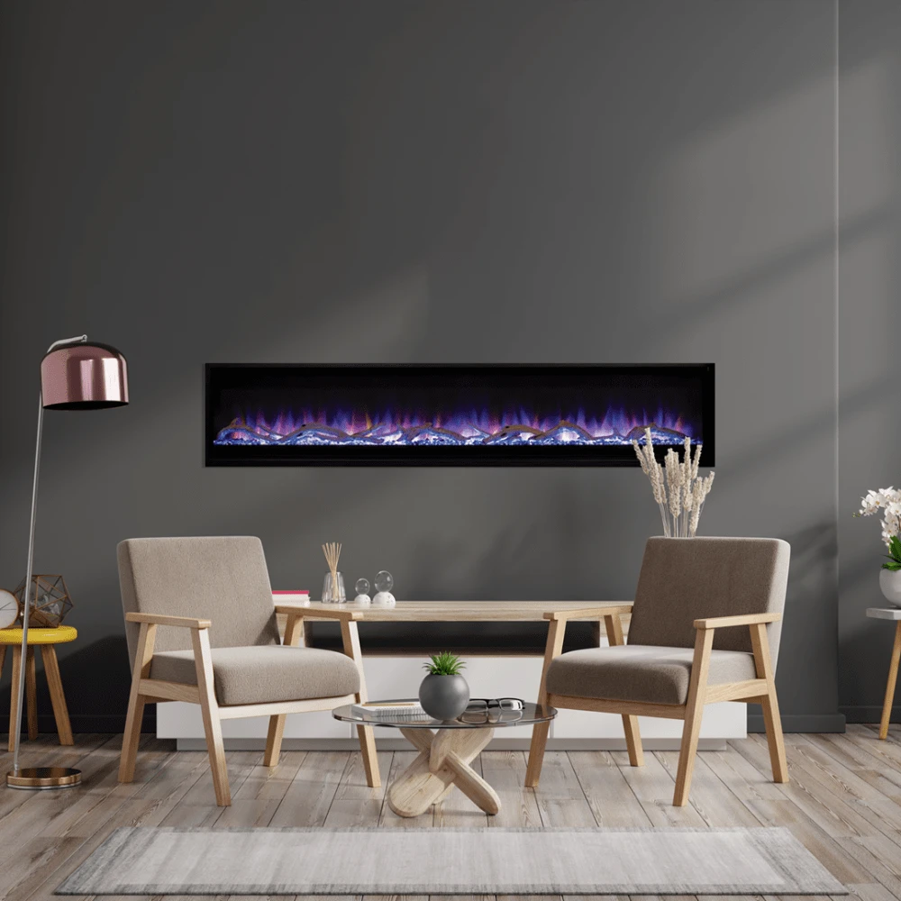 Superior Plexus Built-In/Wall Mounted Zero Clearance Linear Electric Fireplace 8 Superior Plexus Built-In/Wall Mounted Zero Clearance Linear Electric Fireplace - Image 8