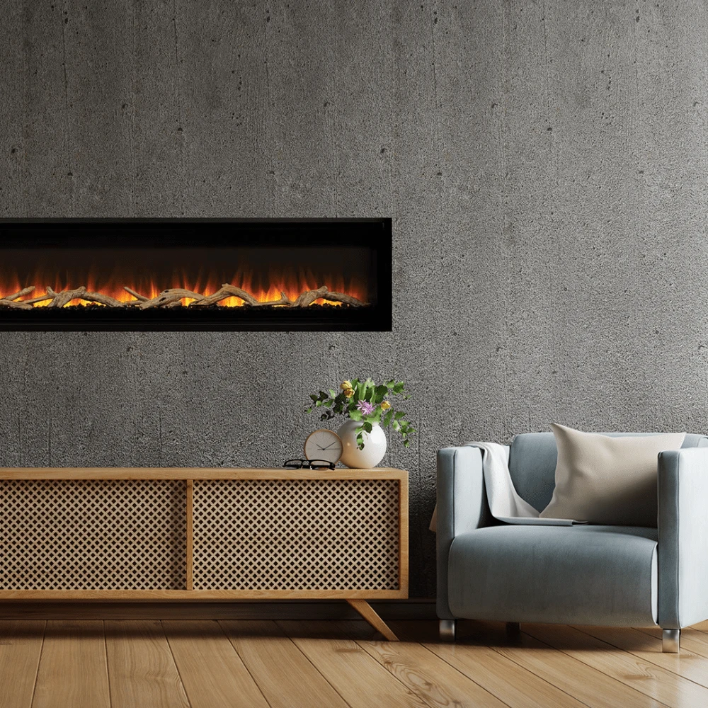 Superior Plexus Built-In/Wall Mounted Zero Clearance Linear Electric Fireplace 10 Superior Plexus Built-In/Wall Mounted Zero Clearance Linear Electric Fireplace - Image 10
