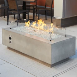 The Outdoor GreatRoom Company Cove 54-Inch Linear Gas Fire Pit Table (CV-54) -Top Tier Shop the outdoor greatroom company cove 54 linear gas fire pit table cv 54 cv 54 28697352568926