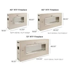 The Outdoor GreatRoom Company Ready To Finish Gas Fireplace -Top Tier Shop the outdoor greatroom company single sided ready to finish gas fireplace 29798326927454