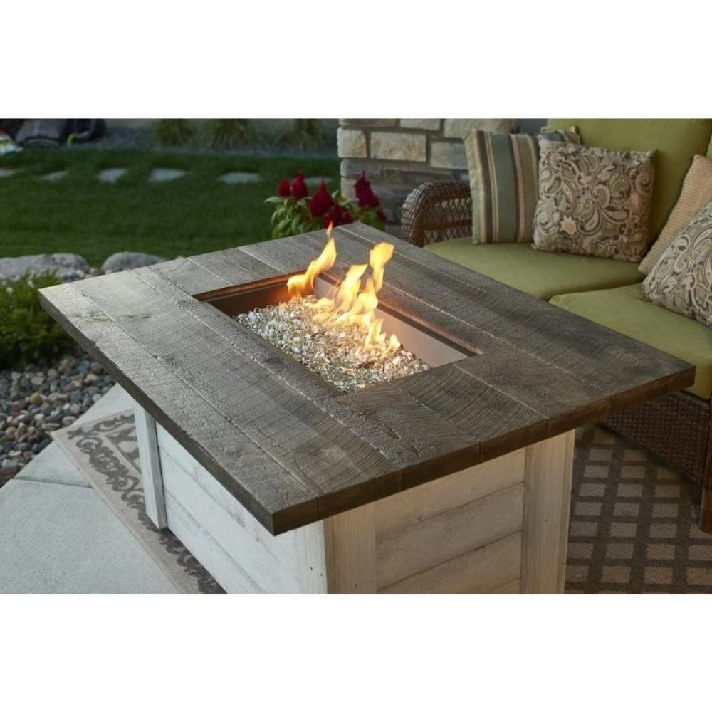 The Outdoor GreatRoom Company Alcott 48-Inch Rectangular Gas Fire Pit Table (ALC-1224) 2 The Outdoor GreatRoom Company Alcott 48-Inch Rectangular Gas Fire Pit Table (ALC-1224) - Image 2