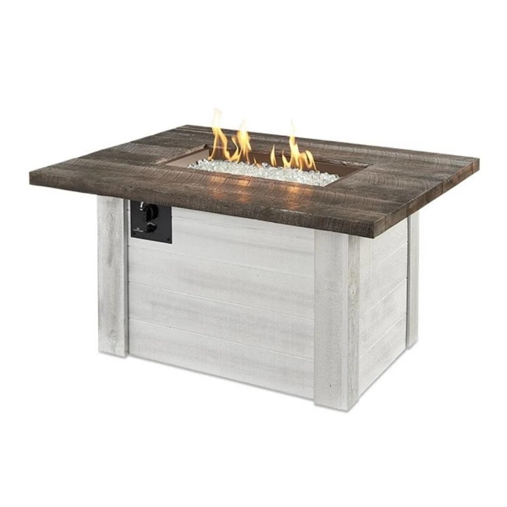 The Outdoor GreatRoom Company Alcott 48-Inch Rectangular Gas Fire Pit Table (ALC-1224) 1 The Outdoor GreatRoom Company Alcott 48-Inch Rectangular Gas Fire Pit Table (ALC-1224)
