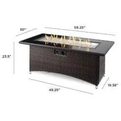 The Outdoor GreatRoom Company Balsam Montego 59-Inch Linear Gas Fire Pit Table (MG-1242-BLSM-K) 17 The Outdoor GreatRoom Company Balsam Montego 59-Inch Linear Gas Fire Pit Table (MG-1242-BLSM-K) -Top Tier Shop the outdoor greatroom company the outdoor greatroom company balsam montego 59 linear gas fire pit table mg 1242 blsm k 28333233471582