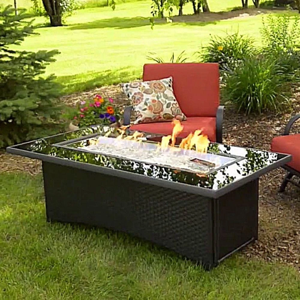The Outdoor GreatRoom Company Balsam Montego 59-Inch Linear Gas Fire Pit Table (MG-1242-BLSM-K) 4 The Outdoor GreatRoom Company Balsam Montego 59-Inch Linear Gas Fire Pit Table (MG-1242-BLSM-K) - Image 4