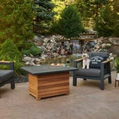 The Outdoor GreatRoom Company Darien 42-Inch Rectangular Gas Fire Pit Table 12 The Outdoor GreatRoom Company Darien 42-Inch Rectangular Gas Fire Pit Table -Top Tier Shop the outdoor greatroom company the outdoor greatroom company darien 42 rectangular gas fire pit table 28353098186846