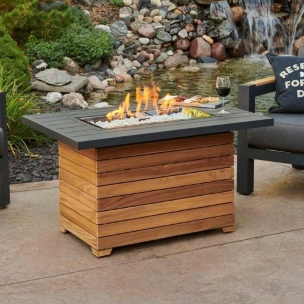 The Outdoor GreatRoom Company Darien 42-Inch Rectangular Gas Fire Pit Table 4 The Outdoor GreatRoom Company Darien 42-Inch Rectangular Gas Fire Pit Table - Image 4