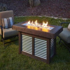 The Outdoor GreatRoom Company Denali Brew 57-Inch Linear Gas Fire Pit Table (DENBR-1242) -Top Tier Shop the outdoor greatroom company the outdoor greatroom company denali brew 57 linear gas fire pit table 14352480403550
