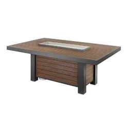 The Outdoor GreatRoom Company Kenwood 81-Inch Gas Fire Pit Dining Table (KW-1242-K) -Top Tier Shop the outdoor greatroom company the outdoor greatroom company kenwood 81 gas fire pit dining table kw 1242 k 28359440957534