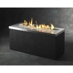 The Outdoor GreatRoom Company Key Largo Linear Gas Fire Pit Table -Top Tier Shop the outdoor greatroom company the outdoor greatroom company key largo linear gas fire pit table 28354742976606