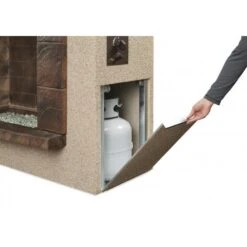 The Outdoor GreatRoom Company Stone Arch 63-Inch Freestanding Gas Fireplace (SAFP-1224) -Top Tier Shop the outdoor greatroom company the outdoor greatroom company stone arch 63 freestanding gas fireplace safp 1224 14386514755678