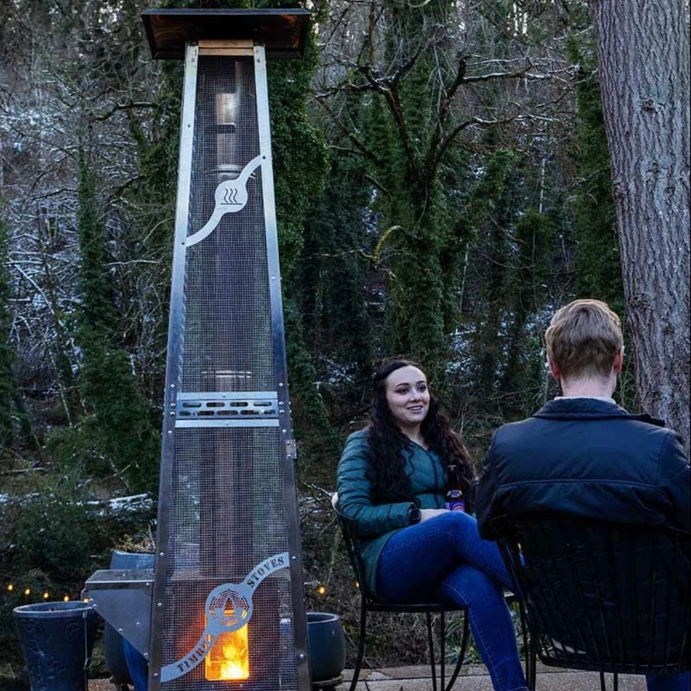 Timber Stoves Lil' Timber Elite Stainless Steel Pellet Patio Heater (WPPHLTESS1.0) 3 Timber Stoves Lil' Timber Elite Stainless Steel Pellet Patio Heater (WPPHLTESS1.0) - Image 3