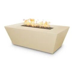 Top Fires Angelus 60-Inch Rectangular GFRC Gas Fire Pit Table - Electronic -Top Tier Shop top fires angelus 60 inch rectangular gfrc gas fire pit table electronic liquid propane vanilla opt aglgf60ekit van lp 840057360548 29686567075934