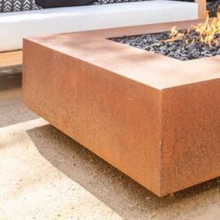 Top Fires Cabo Linear Corten Steel Gas Fire Pit Table 12 Top Fires Cabo Linear Corten Steel Gas Fire Pit Table -Top Tier Shop top fires cabo linear corten steel gas fire pit table 29658307035230