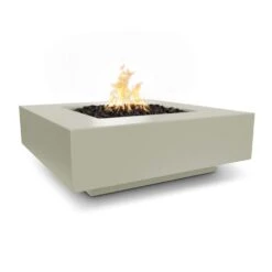 Top Fires Cabo Square GFRC Gas Fire Pit Table - Match Lit -Top Tier Shop top fires cabo square gfrc gas fire pit table match lit 29694133207134
