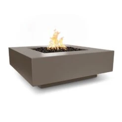 Top Fires Cabo Square GFRC Gas Fire Pit Table - Match Lit -Top Tier Shop top fires cabo square gfrc gas fire pit table match lit 29694133370974