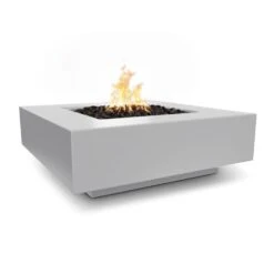 Top Fires Cabo Square GFRC Gas Fire Pit Table - Match Lit -Top Tier Shop top fires cabo square gfrc gas fire pit table match lit 29694133403742