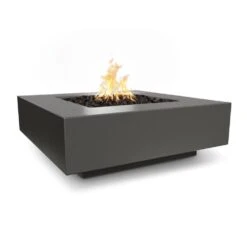 Top Fires Cabo Square GFRC Gas Fire Pit Table - Match Lit -Top Tier Shop top fires cabo square gfrc gas fire pit table match lit liquid propane black 36 wide opt cbsq36 blk lp 840057362276 29694133338206