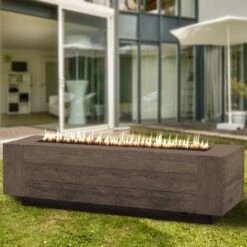 Top Fires Catalina Rectangular GFRC Gas Fire Pit - Flame Sense 25 Top Fires Catalina Rectangular GFRC Gas Fire Pit - Flame Sense -Top Tier Shop top fires catalina rectangular gfrc gas fire pit flame sense 29556590018654