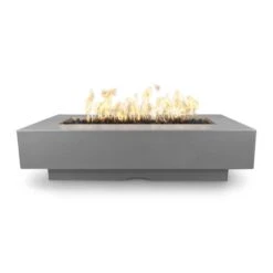 Top Fires Del Mar 72-Inch Rectangular GFRC Gas Fire Pit - Match Lit -Top Tier Shop top fires del mar 72 inch rectangular gfrc gas fire pit match lit 29695039570014