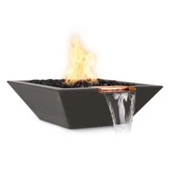 Top Fires Maya 36-Inch Square Concrete Gas Fire And Water Bowl - Match Lit (OPT-36SFW) 27 Top Fires Maya 36-Inch Square Concrete Gas Fire And Water Bowl - Match Lit (OPT-36SFW) -Top Tier Shop top fires maya 36 inch square concrete gas fire and water bowl match lit opt 36sfw 29695705940062