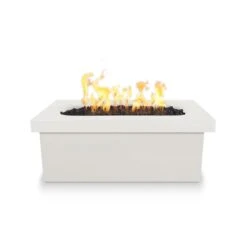 Top Fires Ramona 60-Inch Rectangular GFRC Gas Fire Pit Table - Flame Sense -Top Tier Shop top fires ramona 60 inch rectangular gfrc gas fire pit table flame sense liquid propane limestone opt rmnrt60fsen lim lp 840163912440 29697000243294