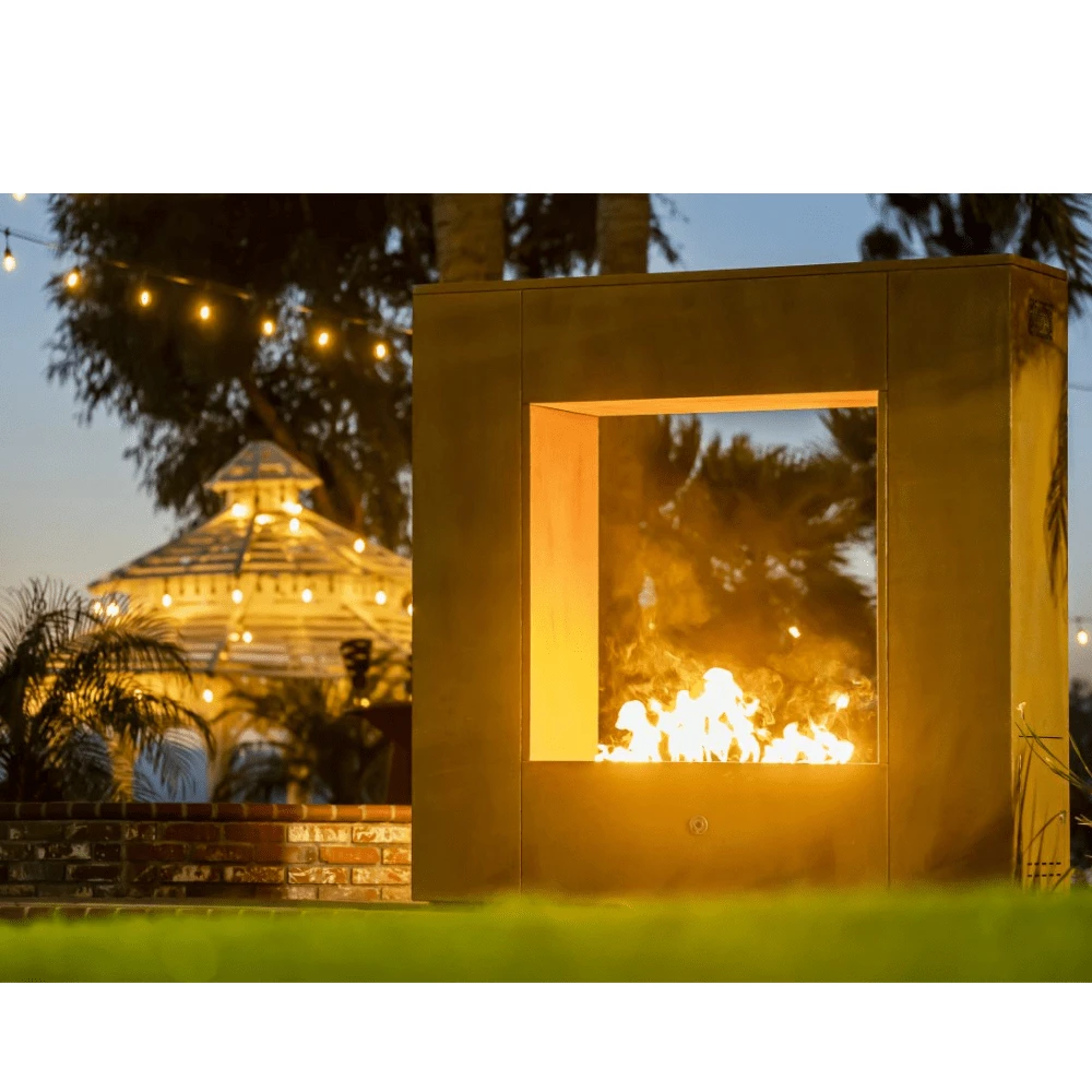 Top Fires The Williams Match Lit Outdoor Gas Fireplace - 3 Sizes 2 Top Fires The Williams Match Lit Outdoor Gas Fireplace - 3 Sizes - Image 2