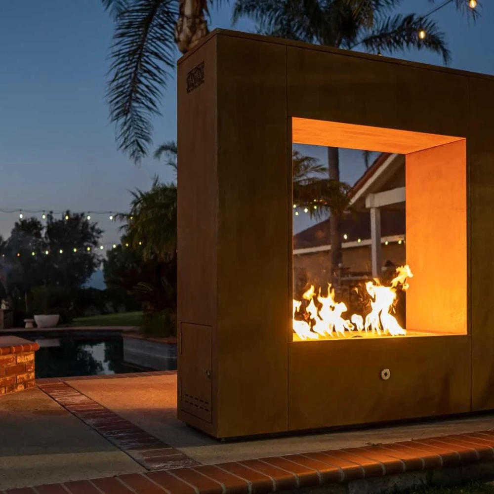 Top Fires The Williams Match Lit Outdoor Gas Fireplace - 3 Sizes 4 Top Fires The Williams Match Lit Outdoor Gas Fireplace - 3 Sizes - Image 4