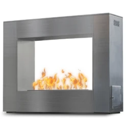Top Fires The Williams Outdoor Gas Fireplace With Electronic Ignition - 3 Sizes -Top Tier Shop top fires the williams outdoor gas fireplace with electronic ignition 3 sizes stainless steel 72 long liquid propane tfl will72ss lp 29011384041566