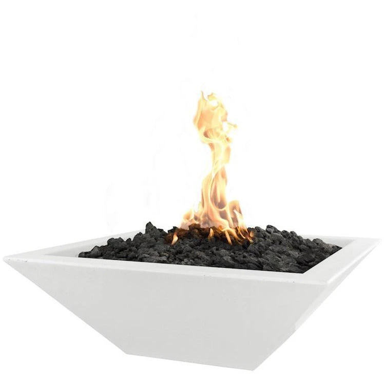 Top Fires Maya 36-Inch Square Concrete Gas Fire Bowl - Electronic (OPT-36SFOE) 1 Top Fires Maya 36-Inch Square Concrete Gas Fire Bowl - Electronic (OPT-36SFOE)