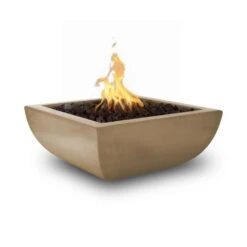 Top Fires Avalon 24-Inch Square Concrete Gas Fire Bowl - Match Lit 22 Top Fires Avalon 24-Inch Square Concrete Gas Fire Bowl - Match Lit -Top Tier Shop top fires top fires avalon 24 square concrete gas fire bowl match lit 27945263202398