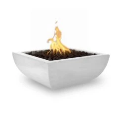 Top Fires Avalon 24-Inch Square Concrete Gas Fire Bowl - Match Lit 25 Top Fires Avalon 24-Inch Square Concrete Gas Fire Bowl - Match Lit -Top Tier Shop top fires top fires avalon 24 square concrete gas fire bowl match lit 27945267822686