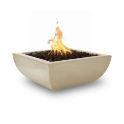 Top Fires Avalon 24-Inch Square Concrete Gas Fire Bowl - Match Lit 26 Top Fires Avalon 24-Inch Square Concrete Gas Fire Bowl - Match Lit -Top Tier Shop top fires top fires avalon 24 square concrete gas fire bowl match lit 27945268805726