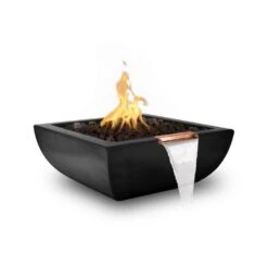 Top Fires Avalon 30-Inch Square Concrete Gas Fire And Water Bowl - Match Lit 23 Top Fires Avalon 30-Inch Square Concrete Gas Fire And Water Bowl - Match Lit -Top Tier Shop top fires top fires avalon 30 square concrete gas fire and water bowl match lit 14776645353566
