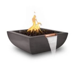 Top Fires Avalon 30-Inch Square Concrete Gas Fire And Water Bowl - Match Lit 25 Top Fires Avalon 30-Inch Square Concrete Gas Fire And Water Bowl - Match Lit -Top Tier Shop top fires top fires avalon 30 square concrete gas fire and water bowl match lit 27956817100894