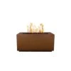 Top Fires Pismo Corten Steel Gas Fire Pit - Match Lit