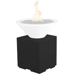 Top Fires GFRC Pillar For Fire Bowls (OPT-GFRCSTAND) -Top Tier Shop top fires top fires gfrc pillar for fire bowls opt gfrcstnd black 11951521628254
