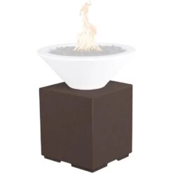 Top Fires GFRC Pillar For Fire Bowls (OPT-GFRCSTAND) -Top Tier Shop top fires top fires gfrc pillar for fire bowls opt gfrcstnd chocolate 11951524970590