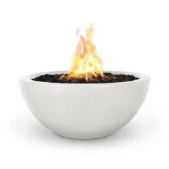 Top Fires Luna Round Concrete Gas Fire Pit - Flame Sense 23 Top Fires Luna Round Concrete Gas Fire Pit - Flame Sense -Top Tier Shop top fires top fires luna round concrete gas fire pit flame sense 27964969189470