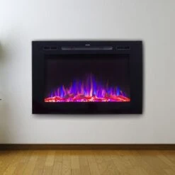 Touchstone Forte 40-Inch Recessed Smart Electric Fireplace (#80006) -Top Tier Shop touchstone forte 40 inch recessed electric fireplace 80006 80006 63136180006 2 28835752149086