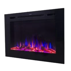 Touchstone Forte 40-Inch Recessed Smart Electric Fireplace (#80006) -Top Tier Shop touchstone forte 40 inch recessed electric fireplace 80006 80006 63136180006 2 28835752181854