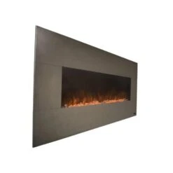 Touchstone Onyx Stainless 50-Inch Wall Mounted Electric Fireplace (#80026) -Top Tier Shop touchstone onyx stainless 50 inch wall mounted electric fireplace 80026 80026 631361800260 29677260308574