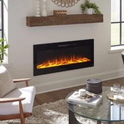 Touchstone Sideline 50-Inch Recessed Smart Electric Fireplace (#80004) -Top Tier Shop touchstone sideline 50 inch recessed electric fireplace 80004 80004 6 31361 80004 8 28835574349918