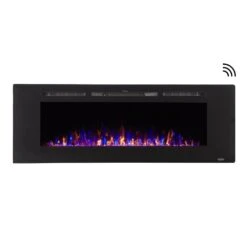 Touchstone Sideline 60-Inch Recessed Smart Electric Fireplace (#80011)