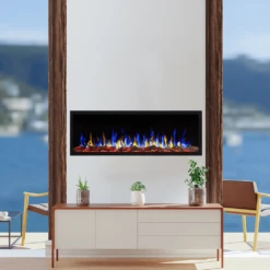Touchstone Sideline Elite Outdoor 60-Inch Recessed/Wall Mounted Smart Electric Fireplace, No Heat (80049) -Top Tier Shop touchstone sideline elite outdoor 60 inch recessed wall mounted smart electric fireplace no heat 80049 80049 631361800499 29197468565598