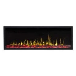 Touchstone Sideline Elite Outdoor 60-Inch Recessed/Wall Mounted Smart Electric Fireplace, No Heat (80049) -Top Tier Shop touchstone sideline elite smart 60 inch weatherproof outdoor wifi enabled electric fireplace 80042 29094995132510