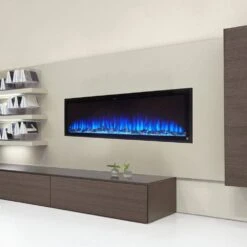 Touchstone Sideline Elite Smart Electric Fireplace (Alexa/Google Compatible) -Top Tier Shop touchstone sideline elite smart electric fireplace alexa google compatible 29404234612830