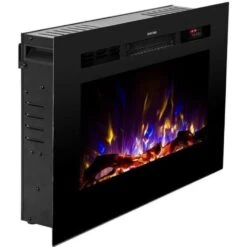 Touchstone Sideline 28-Inch Recessed Electric Fireplace (#80028) -Top Tier Shop touchstone touchstone sideline 28 recessed electric fireplace 80028 13746782273630