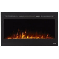 Touchstone Sideline 36-Inch Recessed Smart Electric Fireplace (#80014) -Top Tier Shop touchstone touchstone sideline 36 recessed electric fireplace 80014 13315673063518