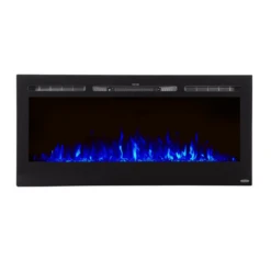 Touchstone Sideline 40-Inch Recessed Smart Electric Fireplace (#80027) -Top Tier Shop touchstone touchstone sideline 40 recessed electric fireplace 80027 28352931496030