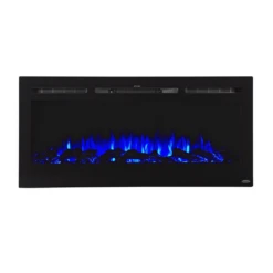 Touchstone Sideline 45-Inch Recessed Electric Fireplace (#80025) -Top Tier Shop touchstone touchstone sideline 45 recessed electric fireplace 80025 28352902135902